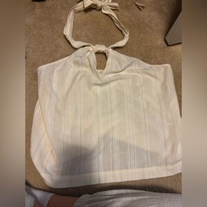 Universal Thread Cream Halter Blouse